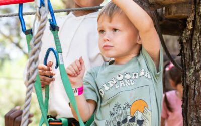 Great outdoor birthday party @ Acrobranch Melrose