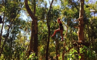 Cape Town Blogger gets a workout at Acrobranch